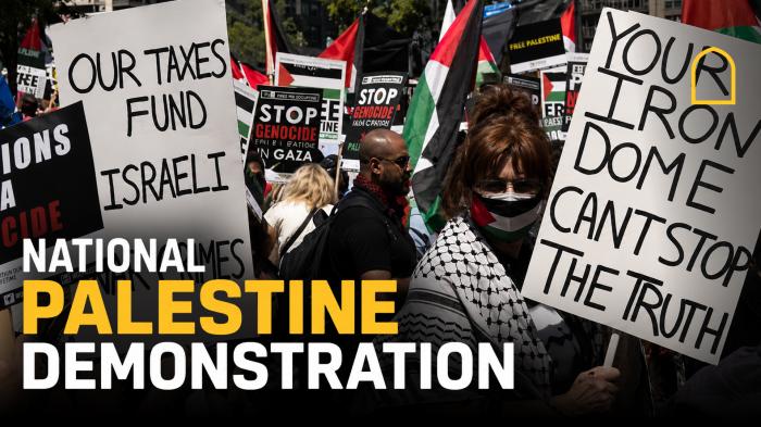 Live Palestine Demonstration