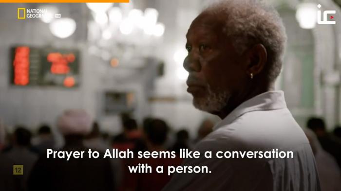 Viral - Morgan Freeman Attempts the Adhan