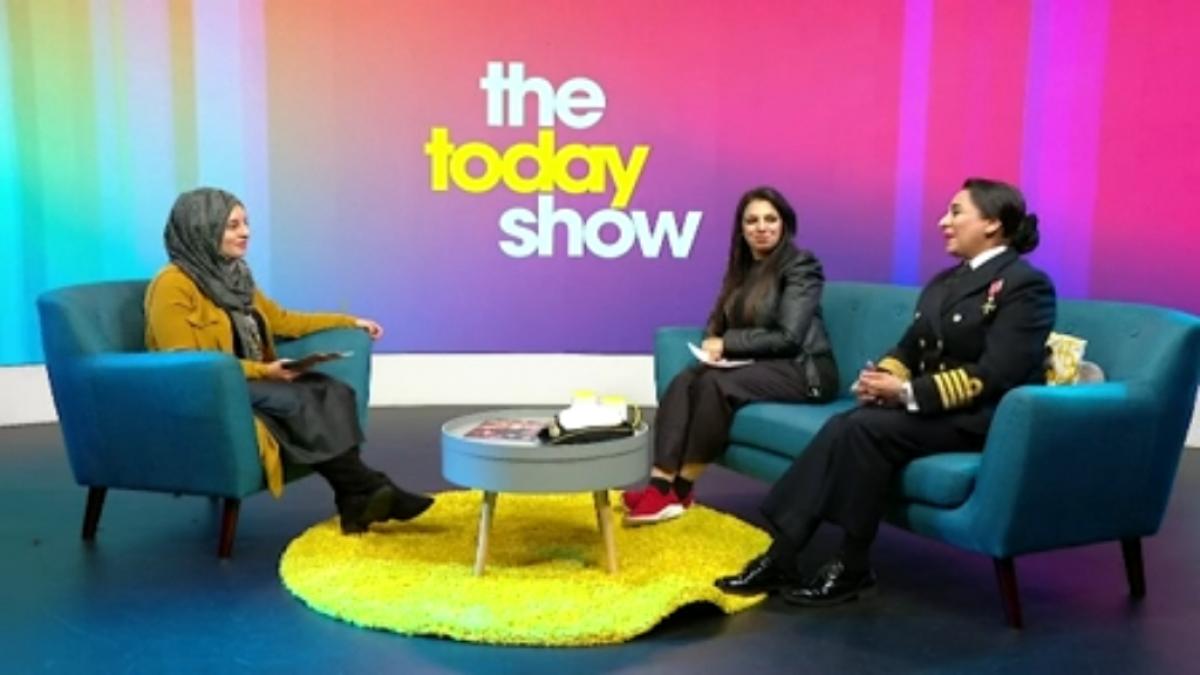 The Today Show - Durdana Ansari OBE, Amina Ansari and Marcus Ryder MBE