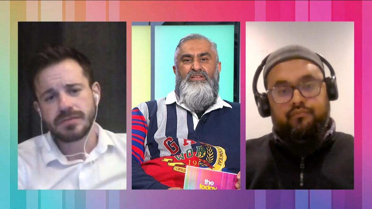 The Today Show - Charles Lawley, Obayedur Rahman Hussain, Samira Ali and Youssouf