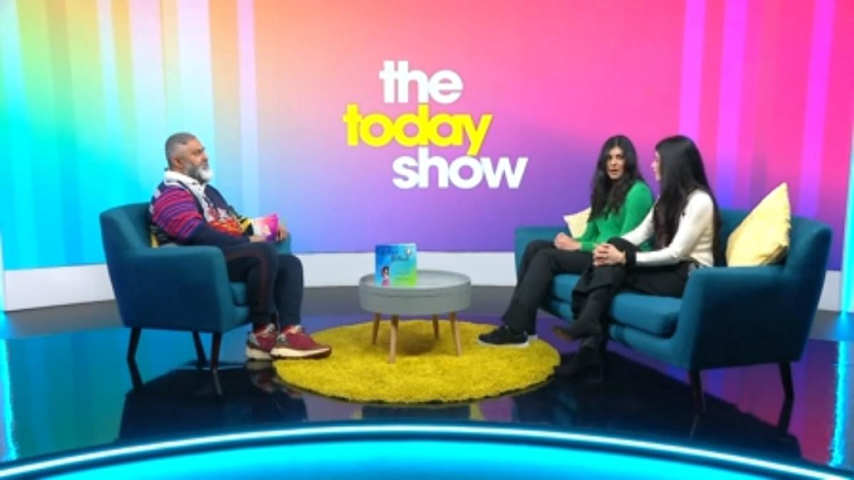 The Today Show - Niala Butt, Ziana Butt and James Newman Shah