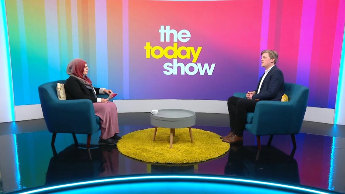 The Today Show - Nigel Purves and Wendy Diaz