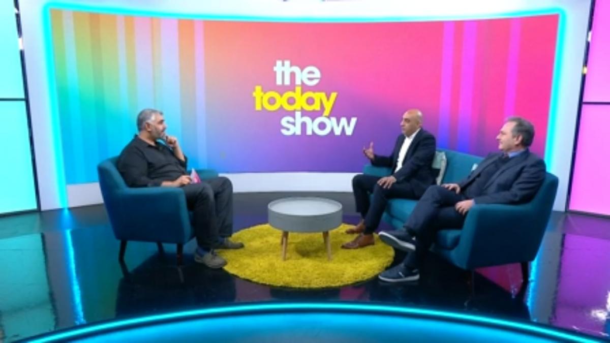 The Today Show -Azhar Rehman, Francesco Arcadio and Alex Movaliakbar