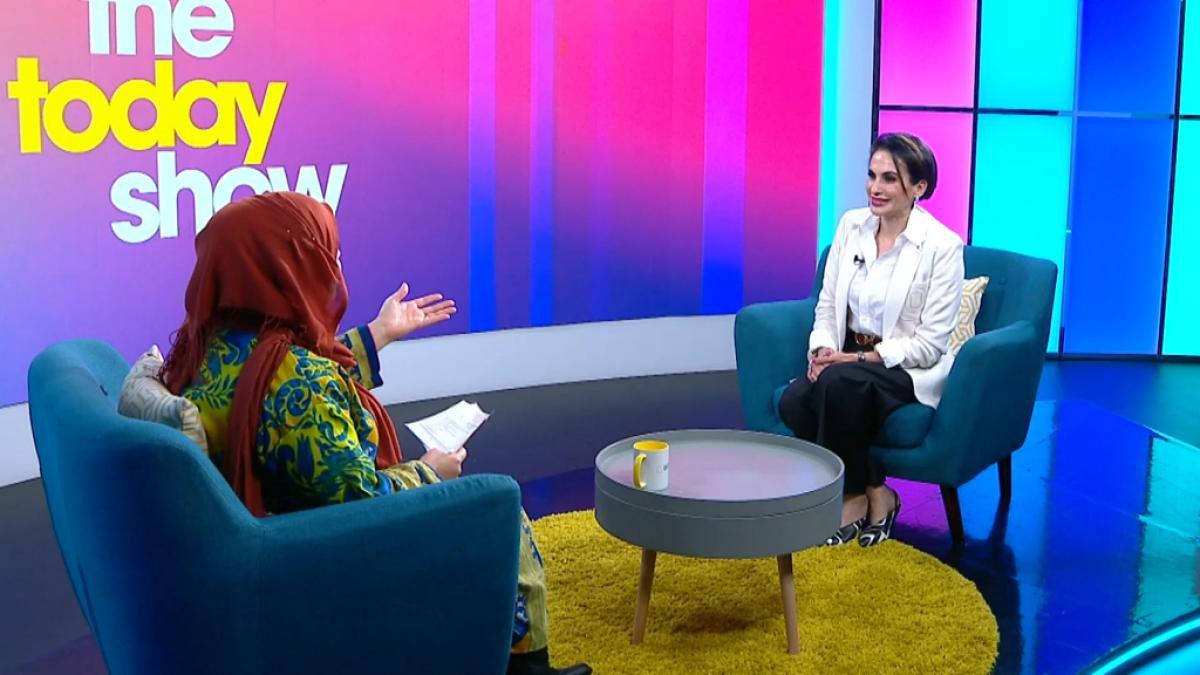 The Today Show -Dr Lamia Eltohamy and James Newman-Shah