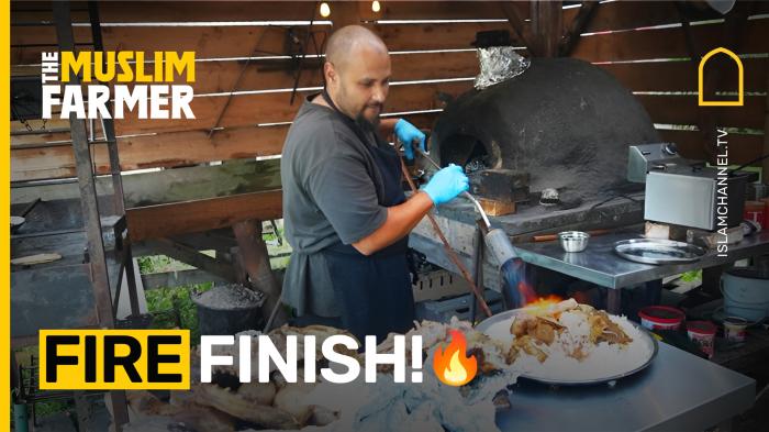 Outdoor Cooking: Slow Cooked Lamb with a Fire Finish 