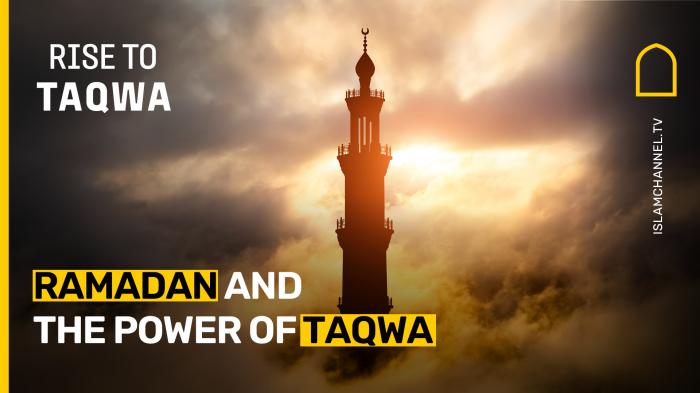 STG Ramadan and the Power of Taqwa – Sheikh Yousaf Jahangir