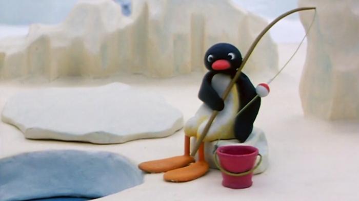 Pingu Goes Fishing