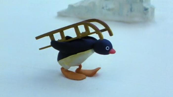 Pingu's Tobogganing
