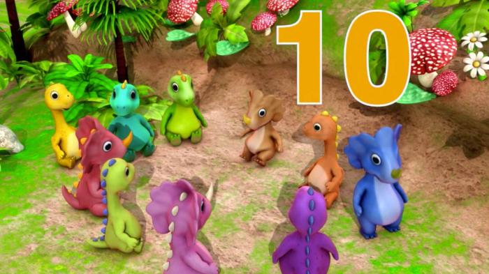 10 Little Dinosaurs