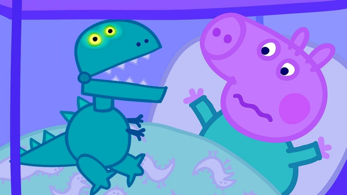 peppa pig talking george dinosaur