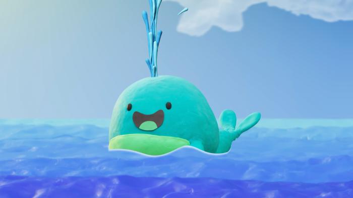 Wavy Whale Friend