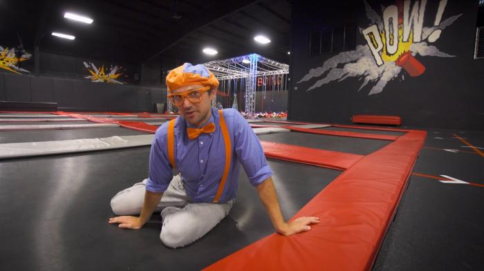 Blippi At The Trampoline Park