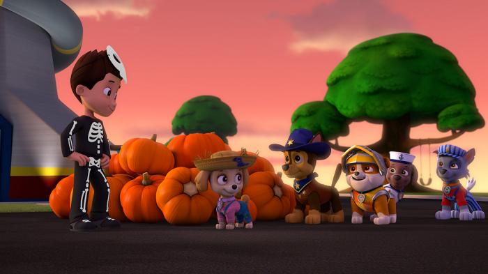 STG Pups Save the Trick-or-Treaters