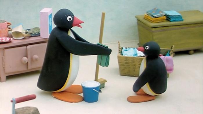 STG Pingu Helps Around The House