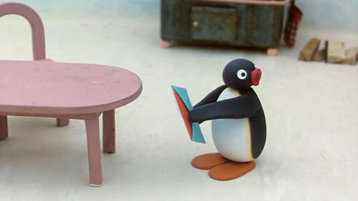 Pingu Hides A Letter