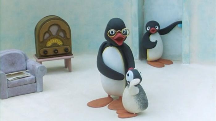 STG Pingu's Grandfather Comes To Visit
