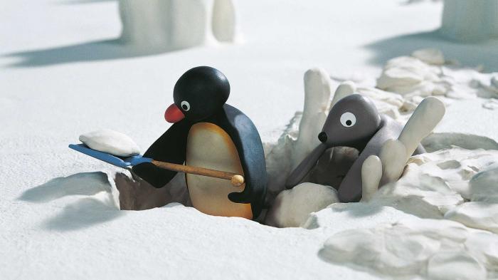 Pingu Digs A Hole