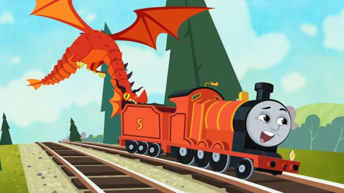 James and the Dragon