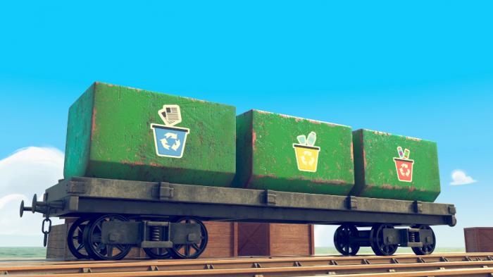 Thomas & Percy Learn About Recycling