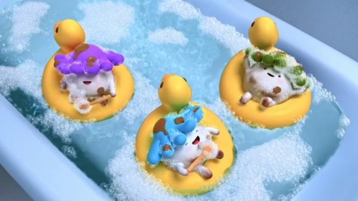 Bath Time Penguins