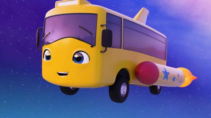 Buster the Rocket Bus Goes Space Exploring