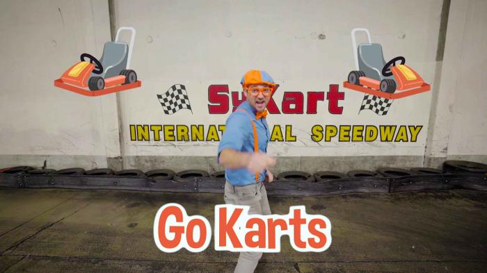 Blippi's Go Kart Race