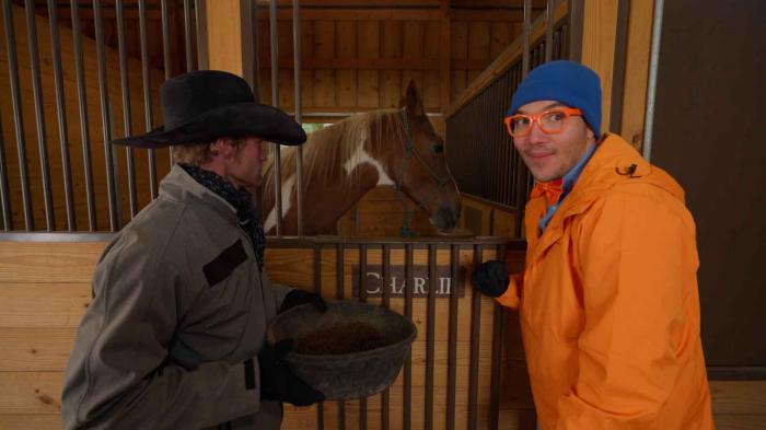 Blippi's Horsin' Around