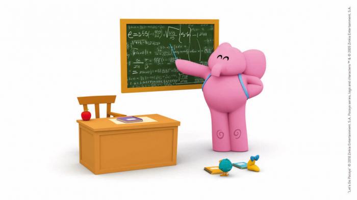 Pocoyo Goes To School
