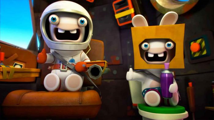 Two Rabbids In Orbit