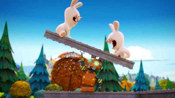 Mad Rabbid vs. The Robots