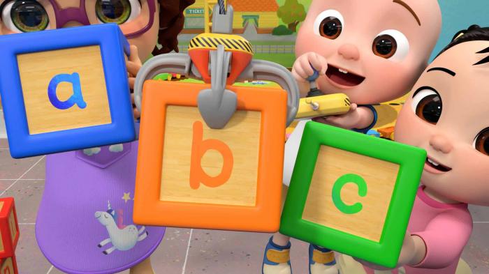ABC Song with Building Blocks