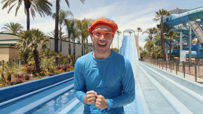 Blippi Explores a Water Park!
