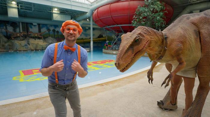 Blippi Meets Stanley the Dinosaur