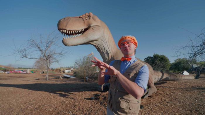 Blippi Walks Like a Dinosaur