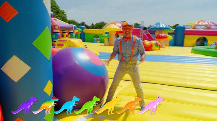 Blippi's Colorful Dino Dance Party