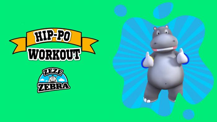Zeze Zebra: Hip-po Workout