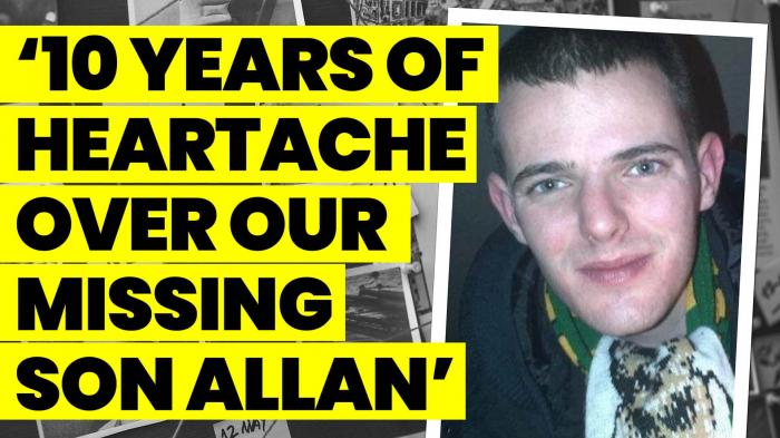 Allan Bryant: family’s 10 years of heartache over missing Glenrothes man