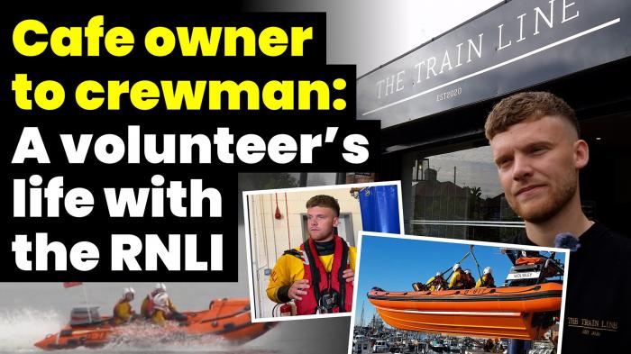 Cafe owner to crewman: Life with the RNLI
