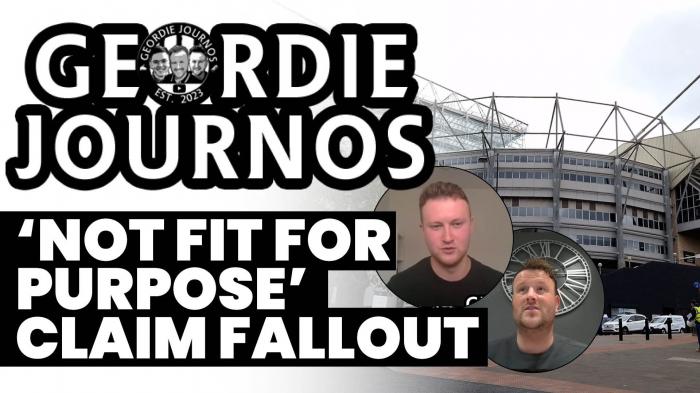 'Not fit for purpose' claim fallout | Geordie Journos