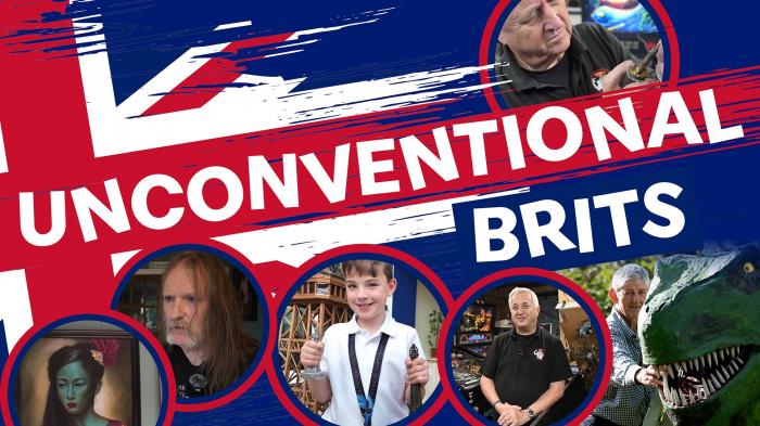 Unconventional Brits: A garden dinosaur, Dr Pinball and more!