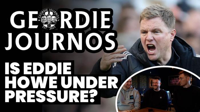 The Geordie Journos: Is Eddie Howe under pressure?