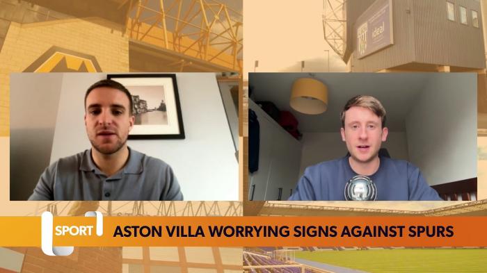 Aston Villa showed worrying signs of capitulation at Spurs