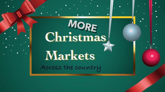 More Christmas markets from around the country