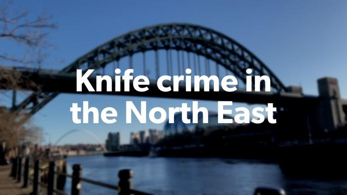 STG Knife crime in the North East