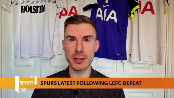 Spurs latest following defeat against Leicester City