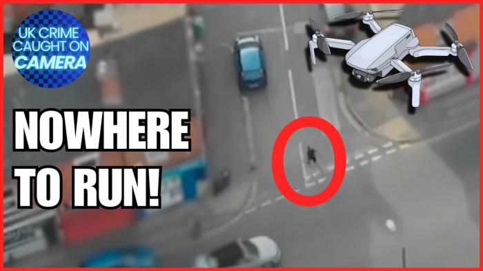 UK Drone Crime Caught on Camera🚨