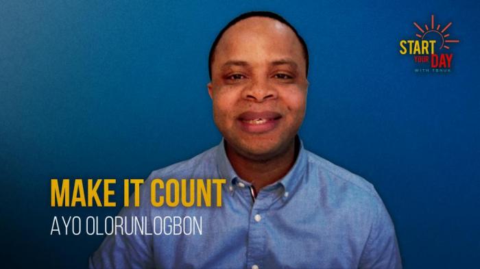 STG Make it Count with Ayo Olorunlogbon