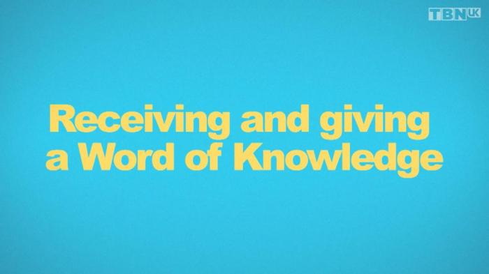 STG Word Of Knowledge