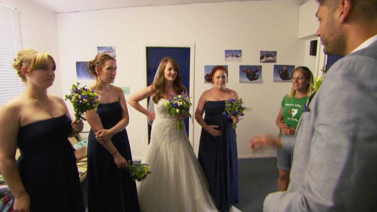 Bungee Bride and Groom